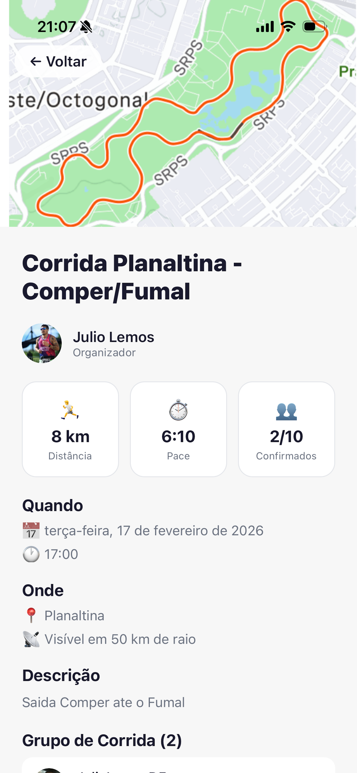 Chat em tempo real